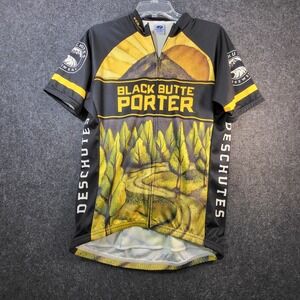 Black Butte Porter Oregon Beer Ale Mens L Cycling Jersey Voler Made In USA